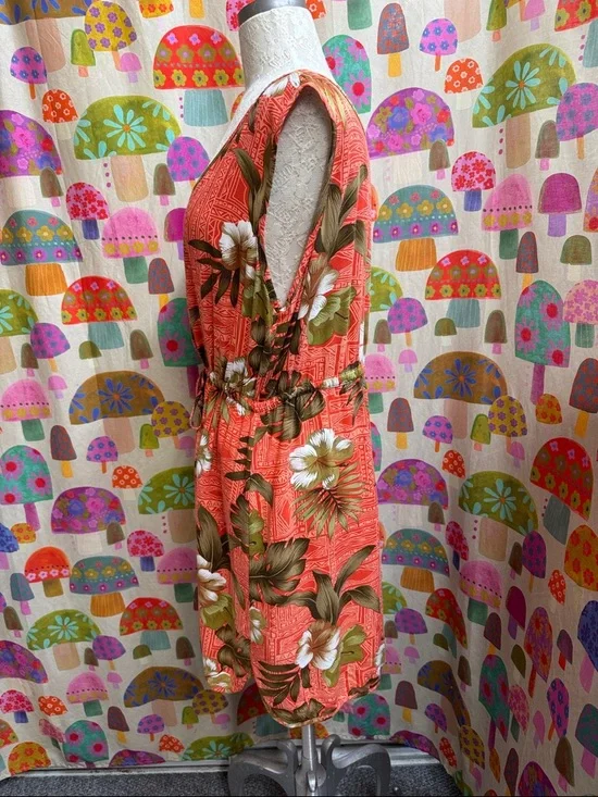 Women's Sleeveless Tropical Dress. Large? - Picture 8 of 8